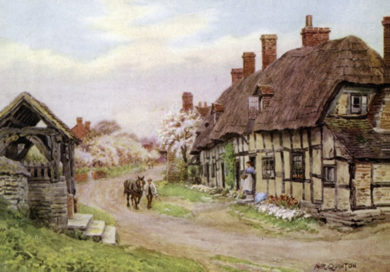 Church Gate, Welford-on-Avon, Gloucester av Alfred Robert Quinton