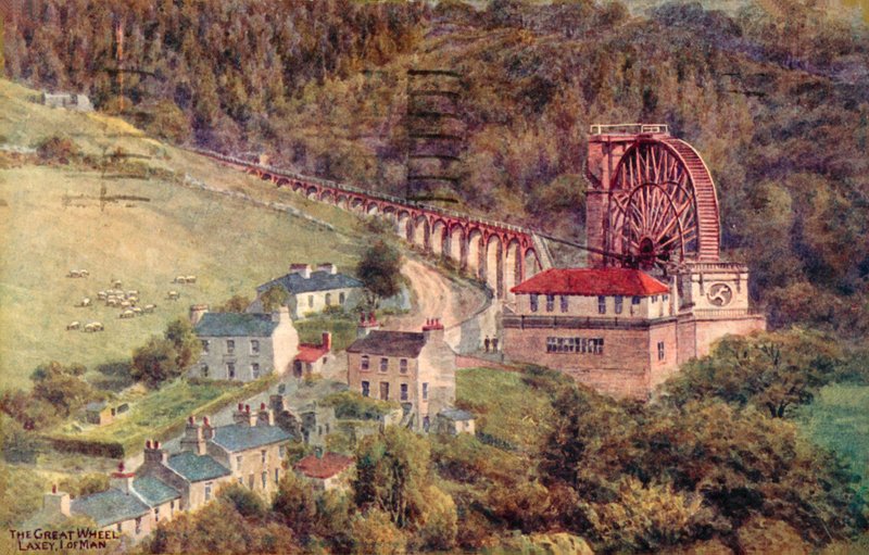 The Great Wheel, Laxey, Isle of Man av Alfred Robert Quinton