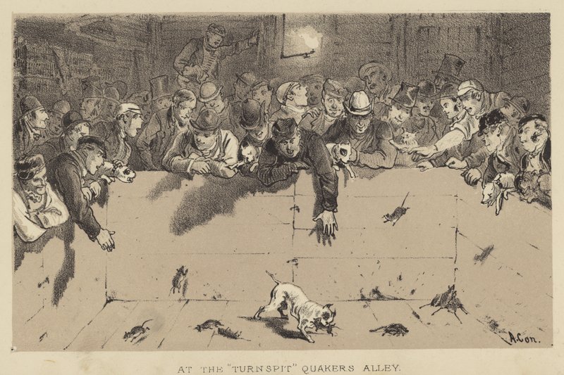 Ved Turnspit, Quakers Alley av Alfred Concanen