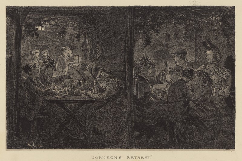 Johnsons Retreat av Alfred Concanen