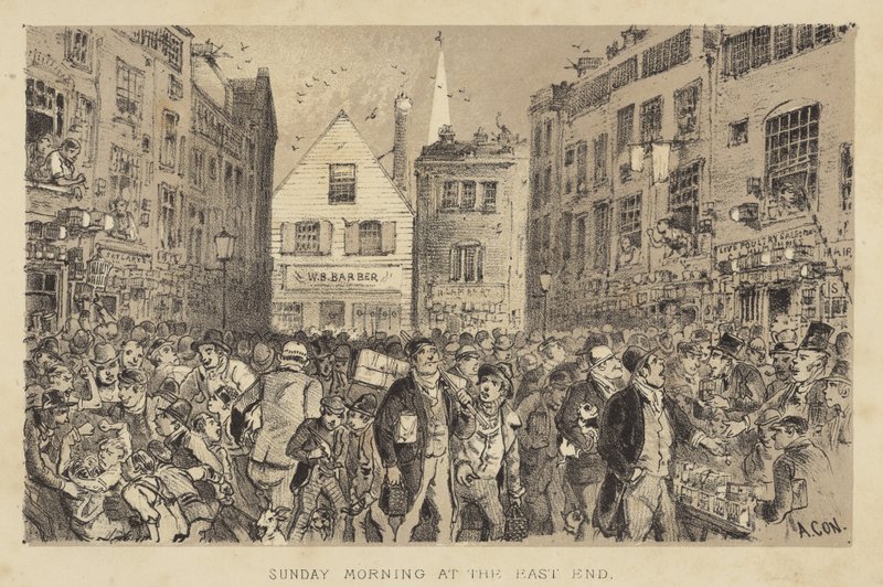 Søndag morgen på East End av Alfred Concanen