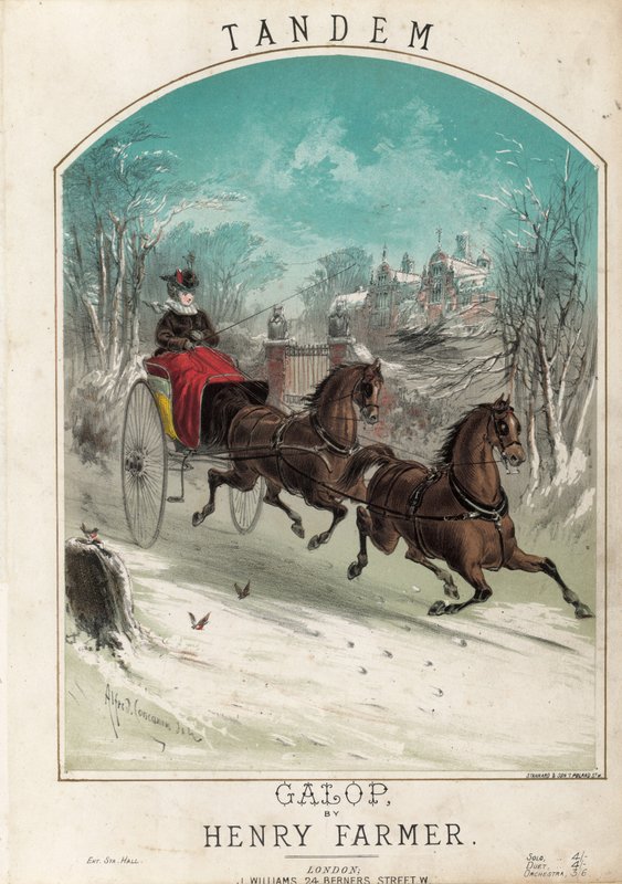 Tandemgalopp av Alfred Concanen