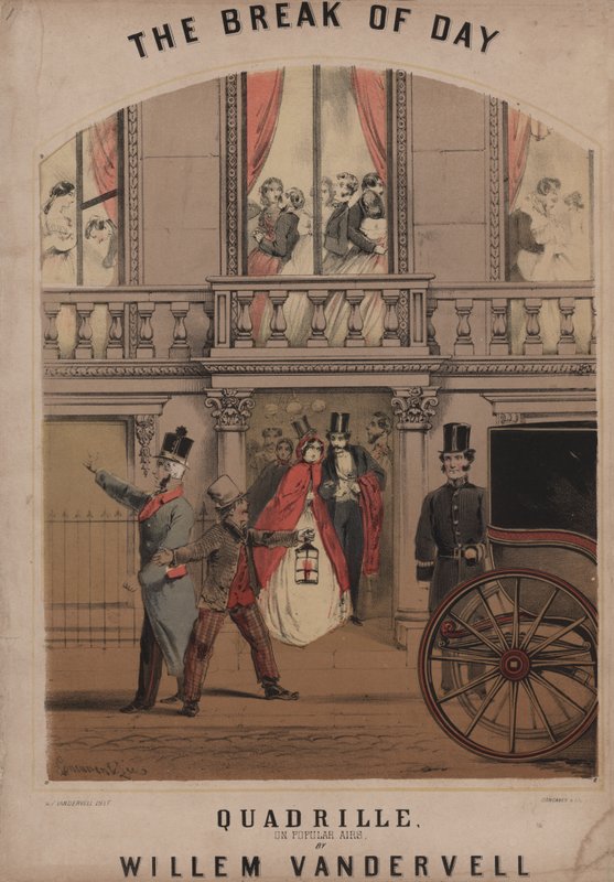 The Break Of Day (farge litho) av Alfred Concanen
