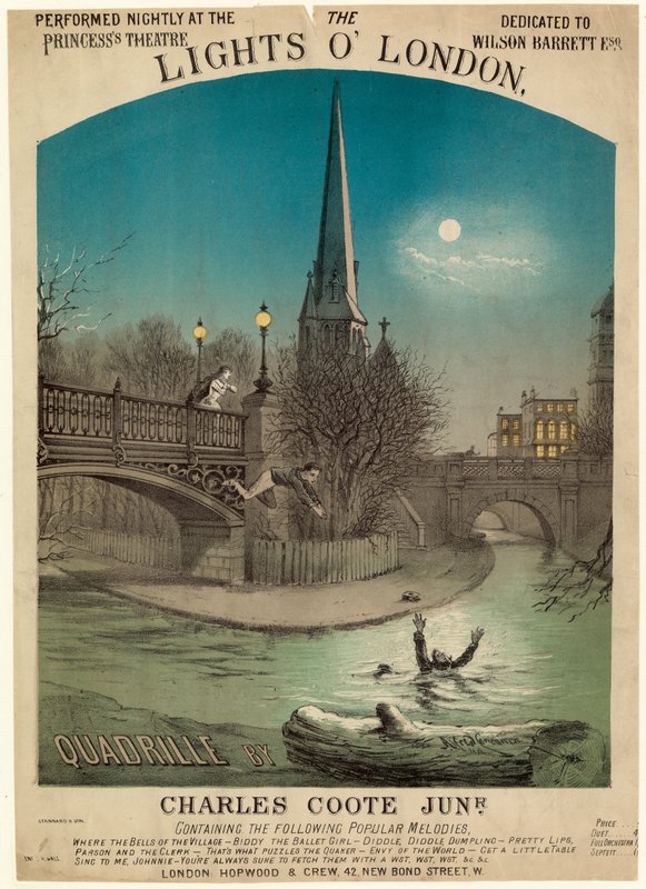 The Lights of London av Alfred Concanen