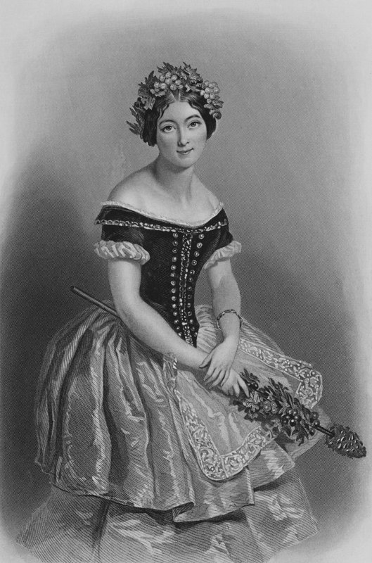 Carlotta Grisi, La Giselle (engraving) av Alfred Edward (after) Chalon