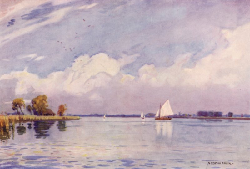 Hickling Broad, Norfolk av Alfred Heaton Cooper