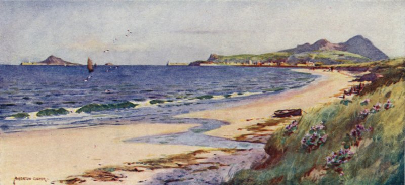 Hill of Howth og Irelands Eye av Alfred Heaton Cooper