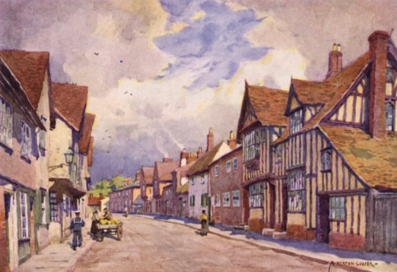 The Old Moot Hall, Sudbury, Suffolk av Alfred Heaton Cooper