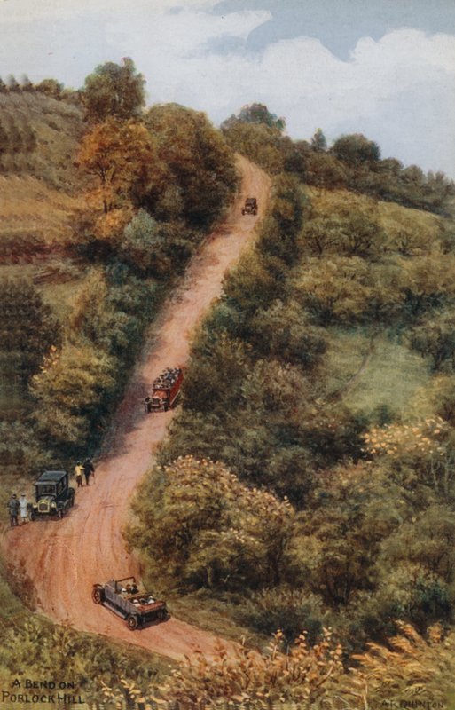 A Bend on, Porlock Hill av Alfred Robert Quinton
