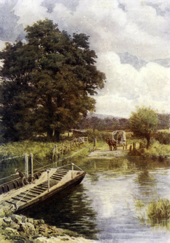 Bablock Hythe Ferry av Alfred Robert Quinton