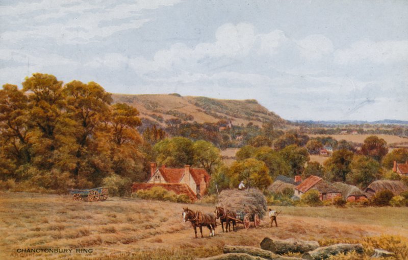 Chanctonbury Ring nær Worthing av Alfred Robert Quinton