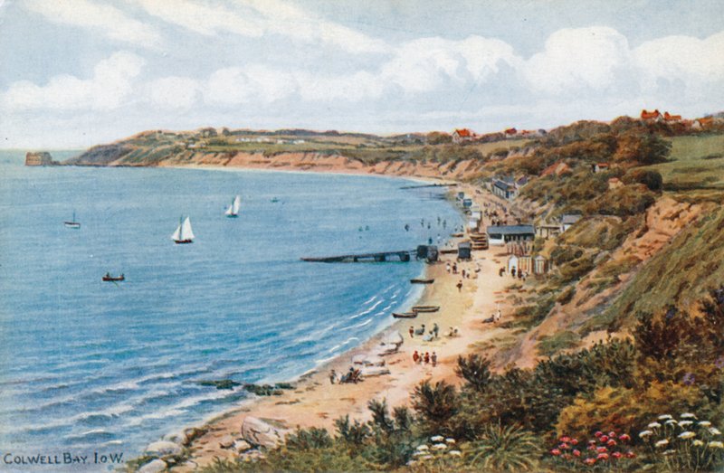 Colwell Bay, I O W av Alfred Robert Quinton
