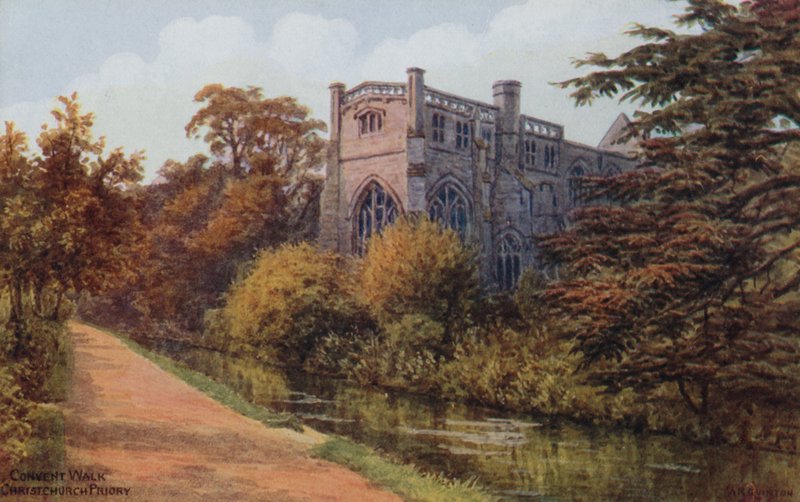 Convent Walk, Christchurch Priory av Alfred Robert Quinton