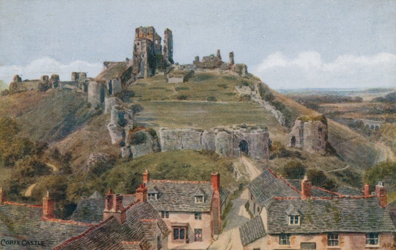 Corfe slott av Alfred Robert Quinton