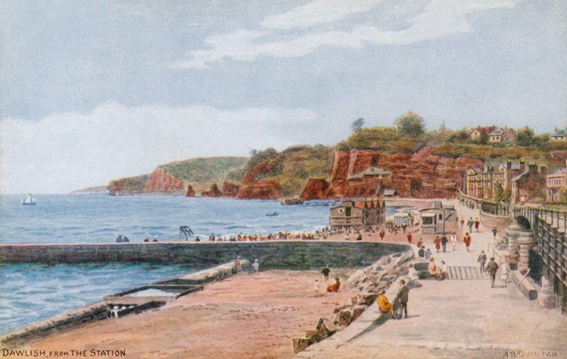 Dawlish, fra stasjonen av Alfred Robert Quinton