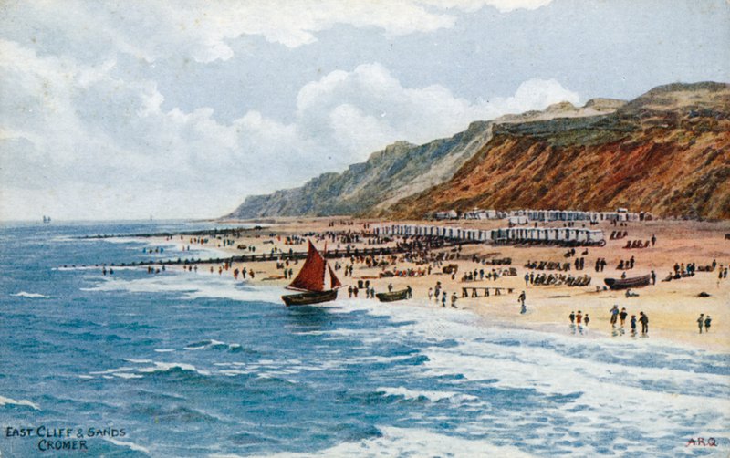 East Cliff og Sands, Cromer av Alfred Robert Quinton