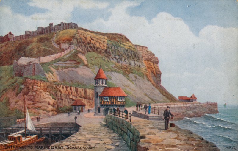 Inngang til Marine Drive, Scarborough av Alfred Robert Quinton