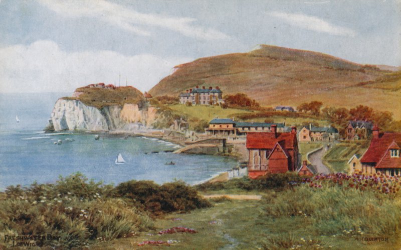 Freshwater Bay, I of Wight av Alfred Robert Quinton