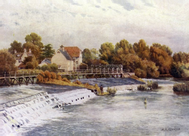 Hambledon Weir av Alfred Robert Quinton