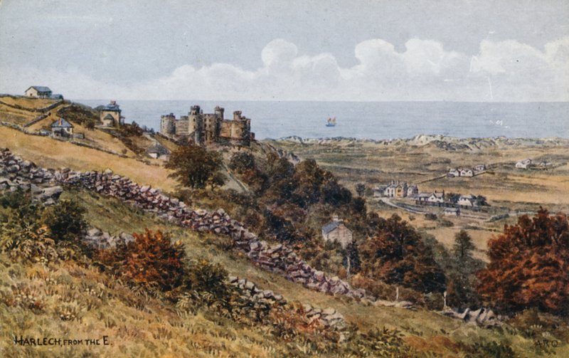 Harlech, fra E av Alfred Robert Quinton