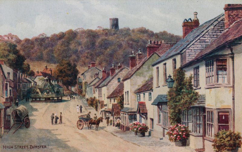 High Street, Dunster av Alfred Robert Quinton
