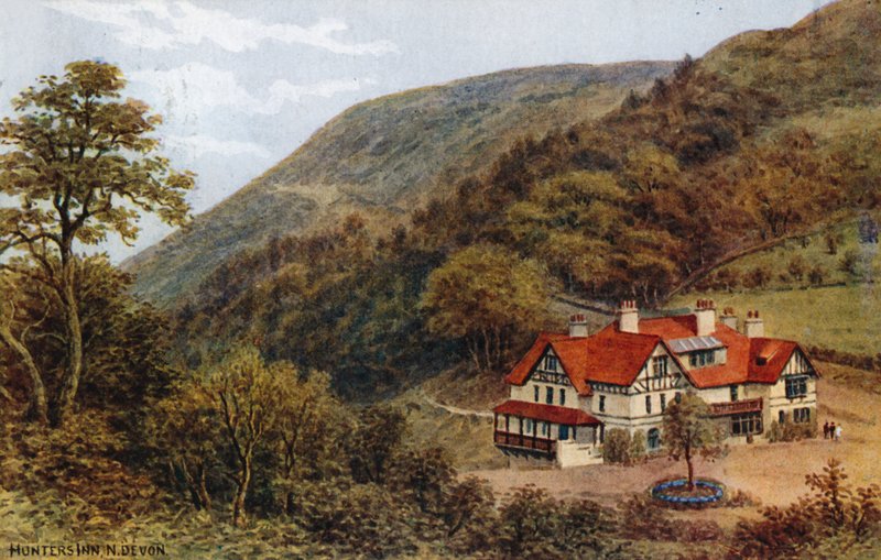 Hunters Inn, N Devon av Alfred Robert Quinton