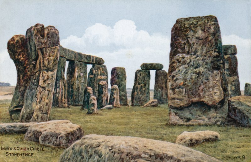 Indre og ytre sirkel, Stonehenge av Alfred Robert Quinton
