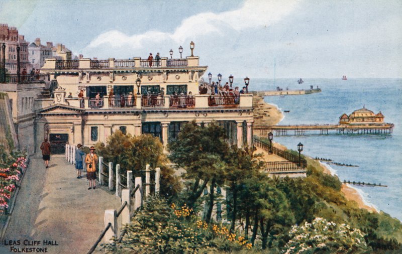 Leas Cliff Hall, Folkestone av Alfred Robert Quinton