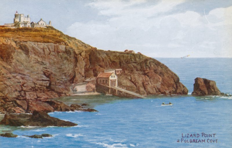 Lizard Point og Polbream Cove av Alfred Robert Quinton