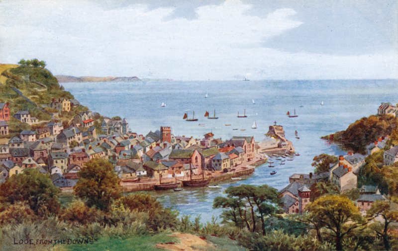 Looe, From The Downs av Alfred Robert Quinton