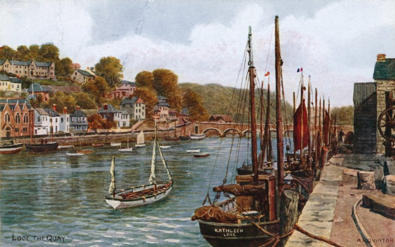 Looe, kaien av Alfred Robert Quinton