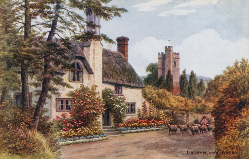 Luccombe, nr. Allerford av Alfred Robert Quinton