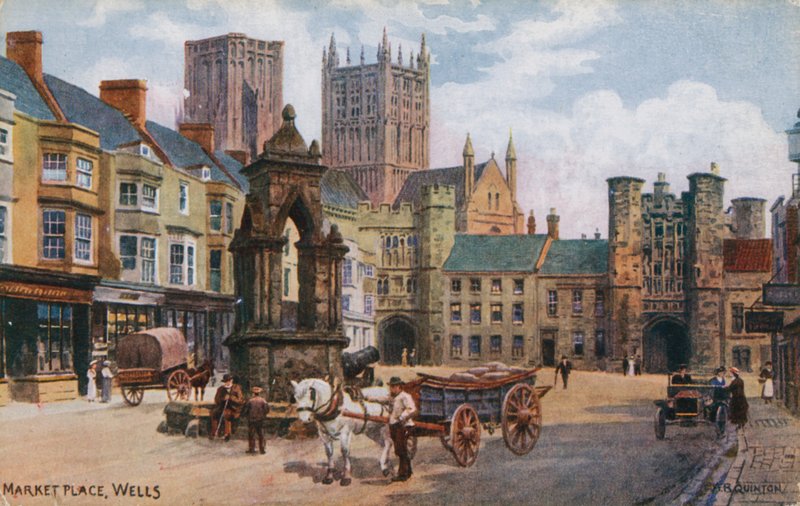 Market Place, Wells av Alfred Robert Quinton