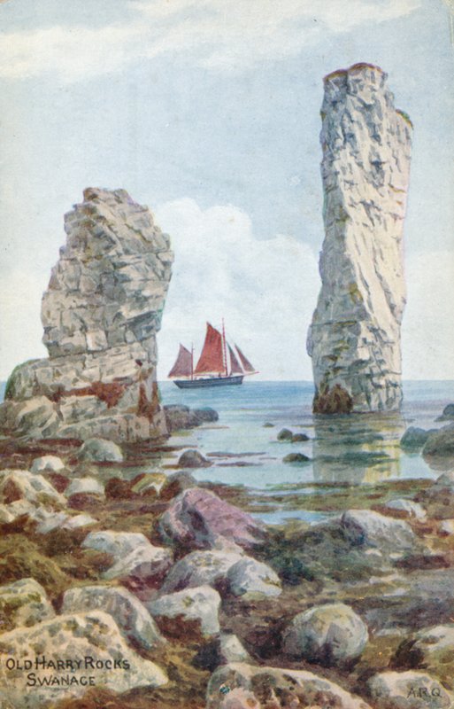 Old Harry Rocks, Swanage av Alfred Robert Quinton