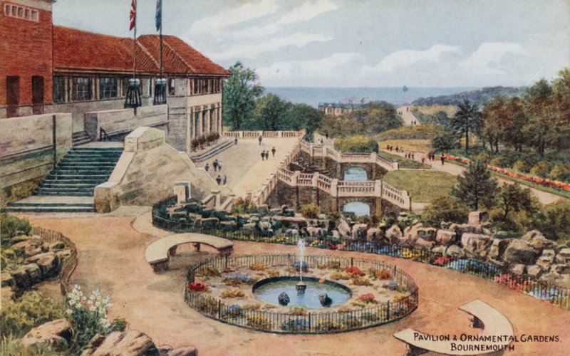 Pavilion and Ornamental Gardens, Bournemouth av Alfred Robert Quinton