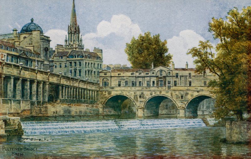 Pulteney Bridge, Bath av Alfred Robert Quinton
