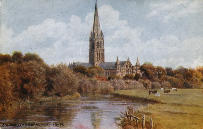 Salisbury katedral av Alfred Robert Quinton