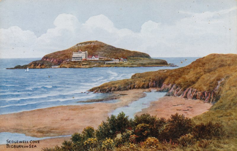 Sedgewell Cove, Bigbury-on-Sea av Alfred Robert Quinton
