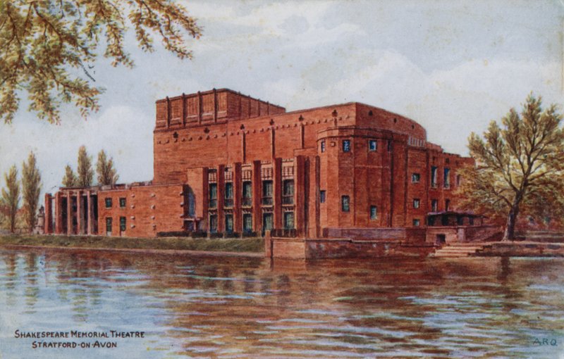 Shakespeare Memorial Theatre, Stratford-on-Avon av Alfred Robert Quinton