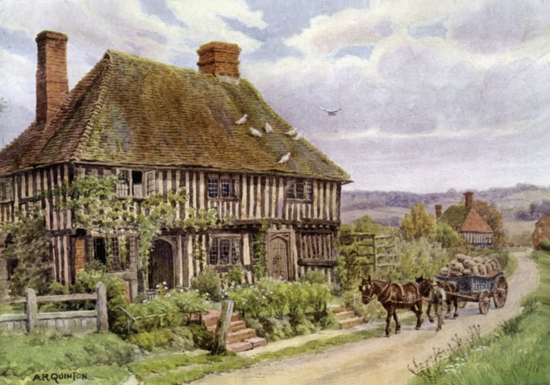 Small Hythe, nær Tenterden, Kent av Alfred Robert Quinton