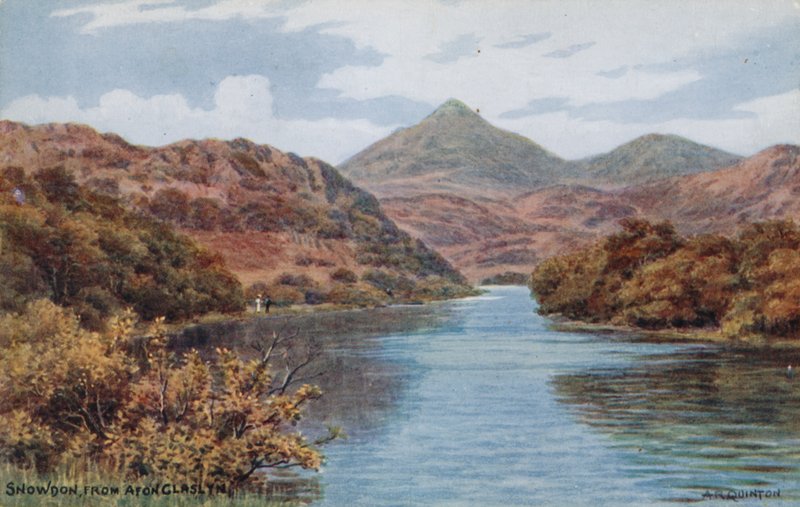 Snowdon, fra Afon Claslyn av Alfred Robert Quinton