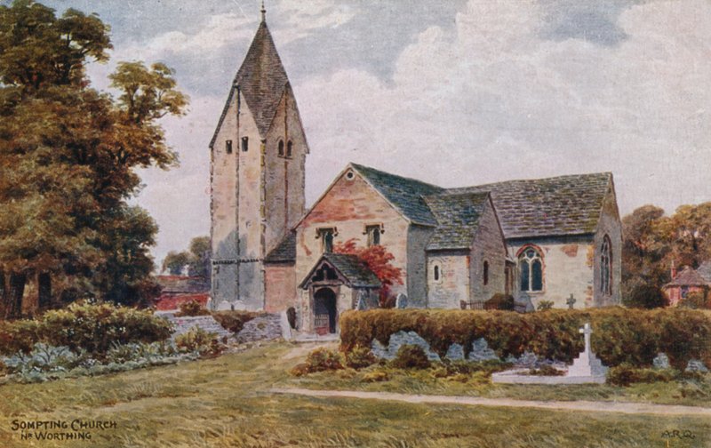 Sompting kirke nær Worthing av Alfred Robert Quinton