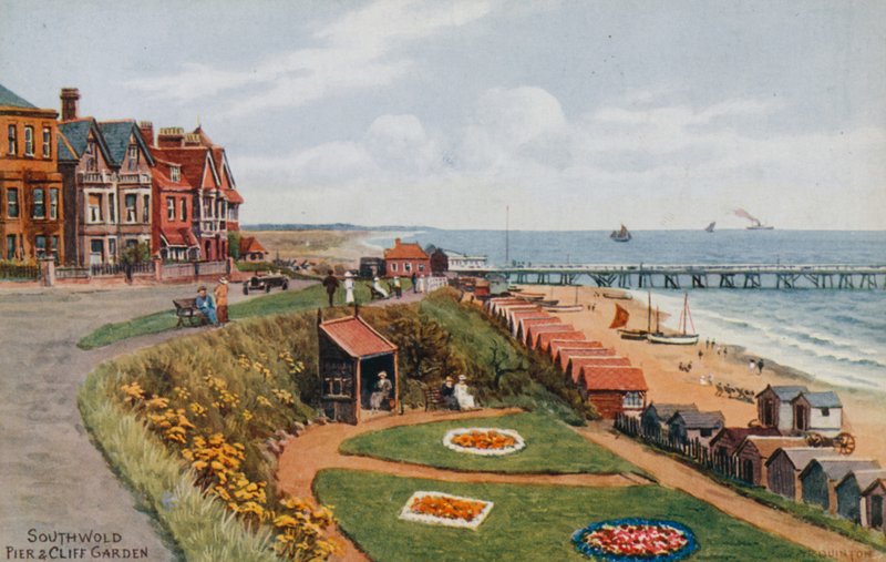 Southwold, Pier og Cliff Garden av Alfred Robert Quinton