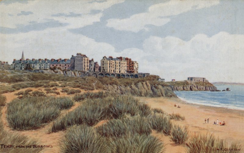 Tenby, Fra The Burrows av Alfred Robert Quinton