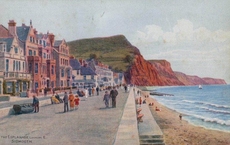 The Esplanade, Looking E, Sidmouth av Alfred Robert Quinton
