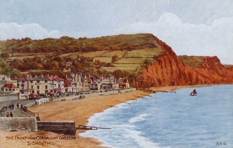 Fronten fra Connaught Gardens, Sidmouth av Alfred Robert Quinton
