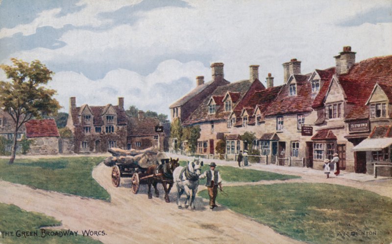 The Green, Broadway, Worcestershire av Alfred Robert Quinton