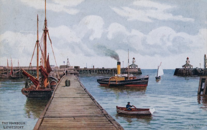 Havnen, Lowestoft av Alfred Robert Quinton