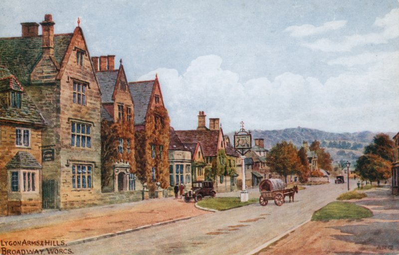 The Lygon Arms, Broadway, Worcestershire av Alfred Robert Quinton