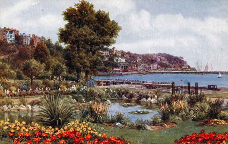 The Pond, Abbey Gardens, Torquay av Alfred Robert Quinton